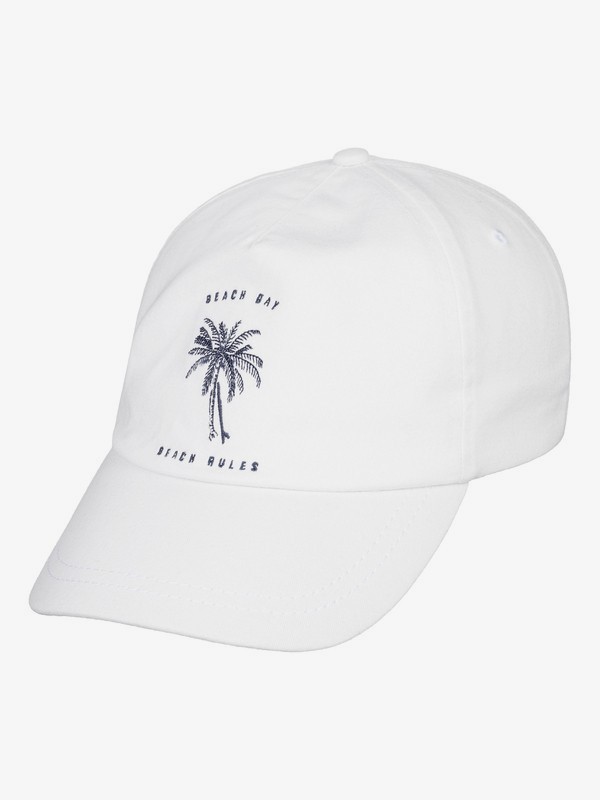 roxy, Extra Innings B Baseball Hat, MARSHMALLOW (wbt0) 0 Extra Innings B Baseball Hat White ERJHA03579 Roxy