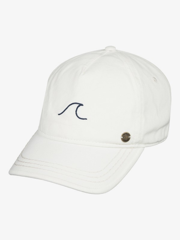 roxy, Next Level Baseball Hat, MARSHMALLOW (wbt0) 0 Next Level Baseball Hat White ERJHA03581 Roxy