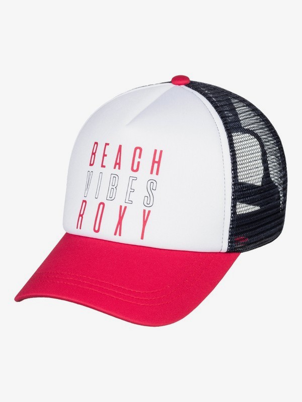 roxy, Truckin Trucker Hat, BARBERRY (mpt0) 0 Truckin Trucker Hat Pink ERJHA03582 Roxy