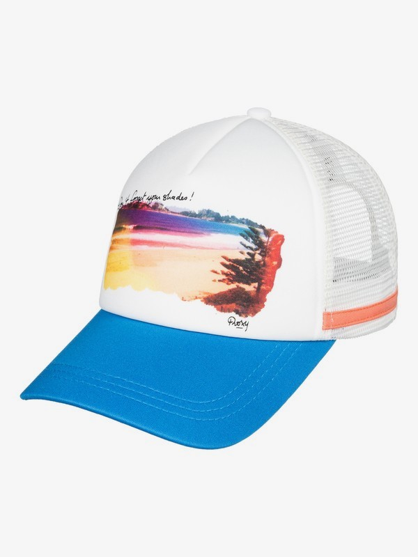 roxy, Dig This Trucker Hat, MYKONOS BLUE (bzf0) 0 Dig This Trucker Hat Blue ERJHA03583 Roxy