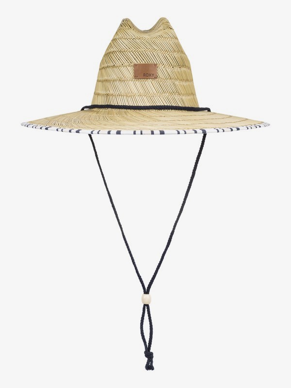roxy, Tomboy Straw Sun Hat, BRIGHT WHITE LONG DAY STRIPES (wbb3) 0 Tomboy Straw Sun Hat White ERJHA03589 Roxy
