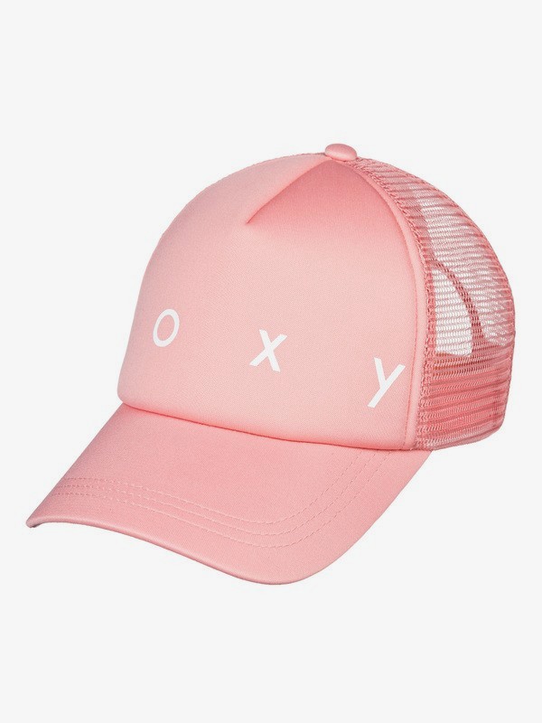 roxy, Truckin Color Trucker Hat, ROSETTE (mhw0) 0 Truckin Color Trucker Hat Pink ERJHA03610 Roxy