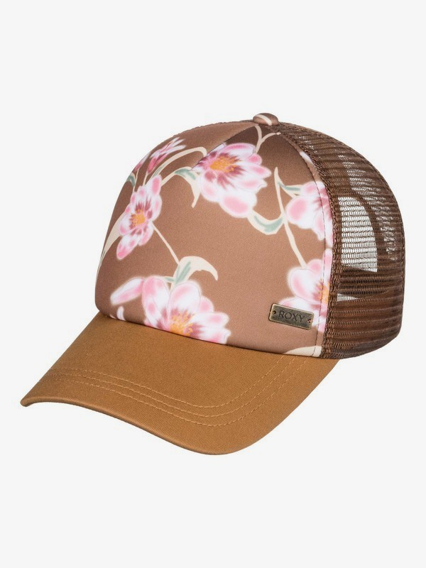 roxy, Water Come Down Trucker Hat, CHIPMUNK SURFIN LOVE (cmw6) 0 Water Come Down Trucker Hat Brown ERJHA03611 Roxy