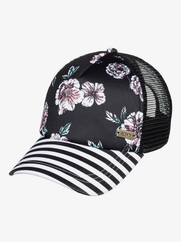 roxy, Water Come Down Trucker Hat, ANTHRACITE AXS SEPT (kvj8) 0 Water Come Down Trucker Hat Black ERJHA03611 Roxy