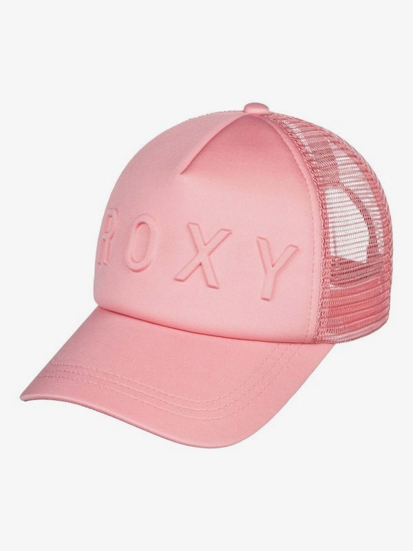 roxy, Truckin 3D - Trucker Cap, ROSETTE (mhw0) 0 Truckin 3D - Trucker Cap Pink ERJHA03617 Roxy