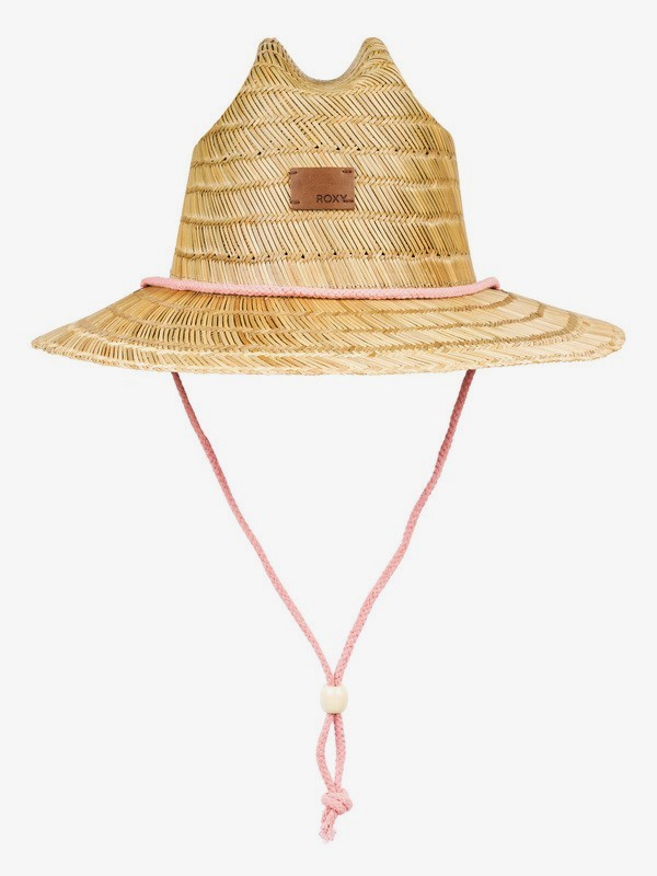 roxy, Pretty Smiles Straw Sun Hat, ROSETTE (mhw0) 0 Pretty Smiles Straw Sun Hat Pink ERJHA03620 Roxy