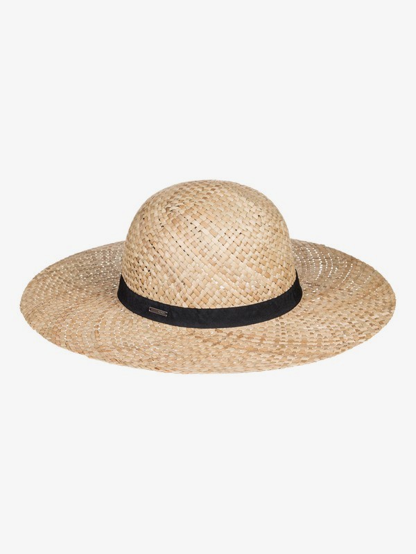 roxy, Hippy Squad Wide Brim Straw Sun Hat, NATURAL (yef0) 0 Hippy Squad Wide Brim Straw Sun Hat Yellow ERJHA03626 Roxy