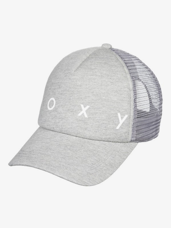 roxy, Truckin Heather Trucker Hat, HERITAGE HEATHER (sgrh) 0 Truckin Heather Trucker Hat Grey ERJHA03635 Roxy