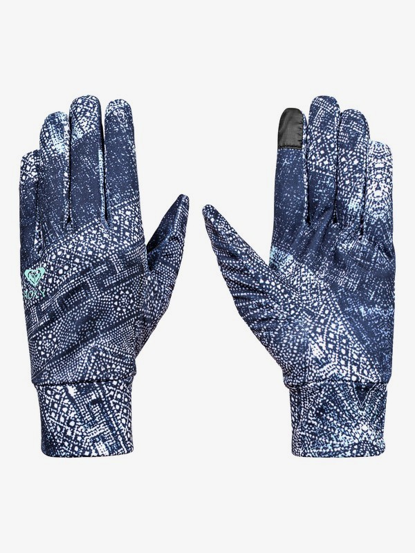 roxy, Liner - Liner Gloves for Women, PEACOAT_AVOYA (btn6) 0 Liner - Liner Gloves for Women Blue ERJHN03059 Roxy
