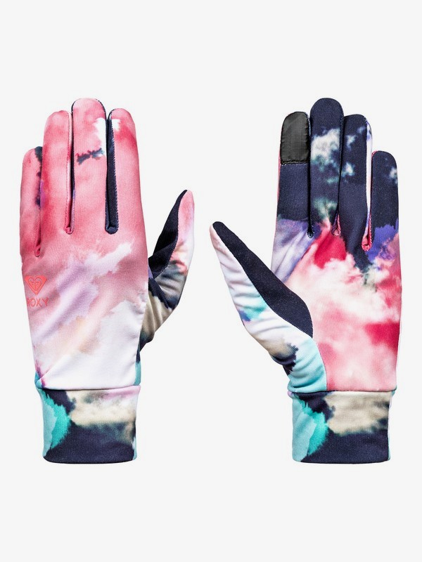 roxy, Liner - Liner Gloves for Women, NEON GRAPEFRUIT_CLOUD NINE (nkn6) 0 Liner - Liner Gloves for Women Orange ERJHN03059 Roxy
