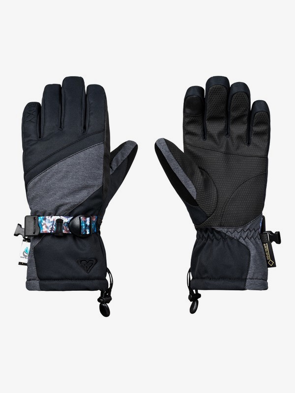 roxy, Crystal Gore-Tex - Gants de ski/snowboard pour Femme, TRUE BLACK (kvj0) 0 Crystal Gore-Tex - Gants de ski/snowboard pour Femme Noir ERJHN03092 Roxy