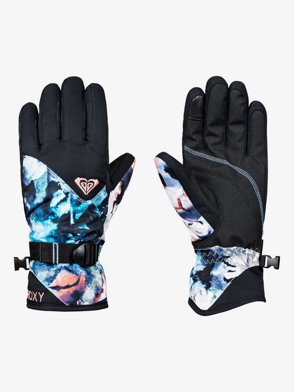 roxy, ROXY Jetty - Gants de ski/snowboard pour Femme, BACHELOR BUTTON_WATER OF LOVE (bgz1) 0 ROXY Jetty - Gants de ski/snowboard pour Femme Bleu ERJHN03097 Roxy
