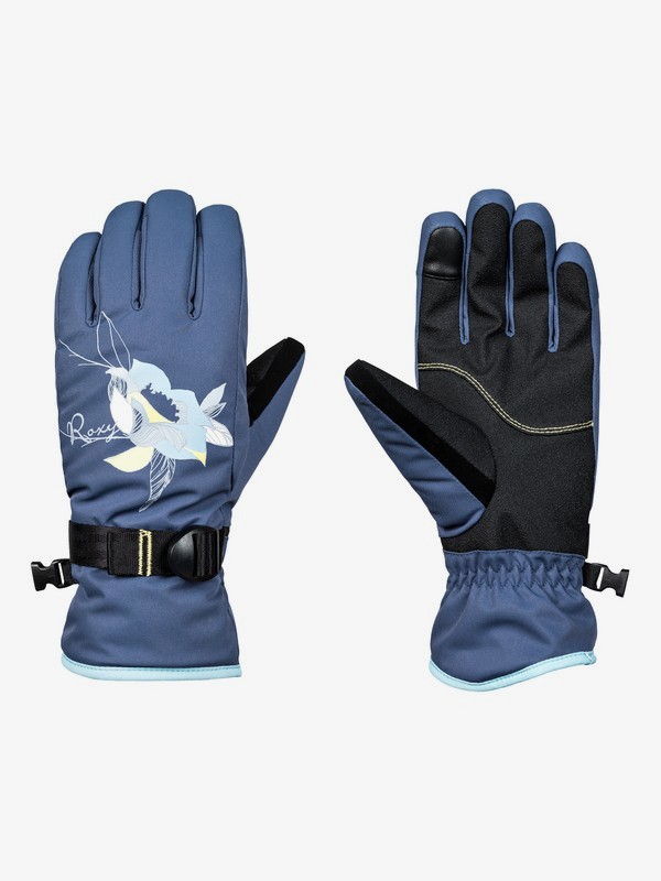 roxy, Freshfield - Ski/Snowboard Gloves for Women, CROWN BLUE (bqy0) 0 Freshfield - Ski/Snowboard Gloves for Women Blue ERJHN03099 Roxy