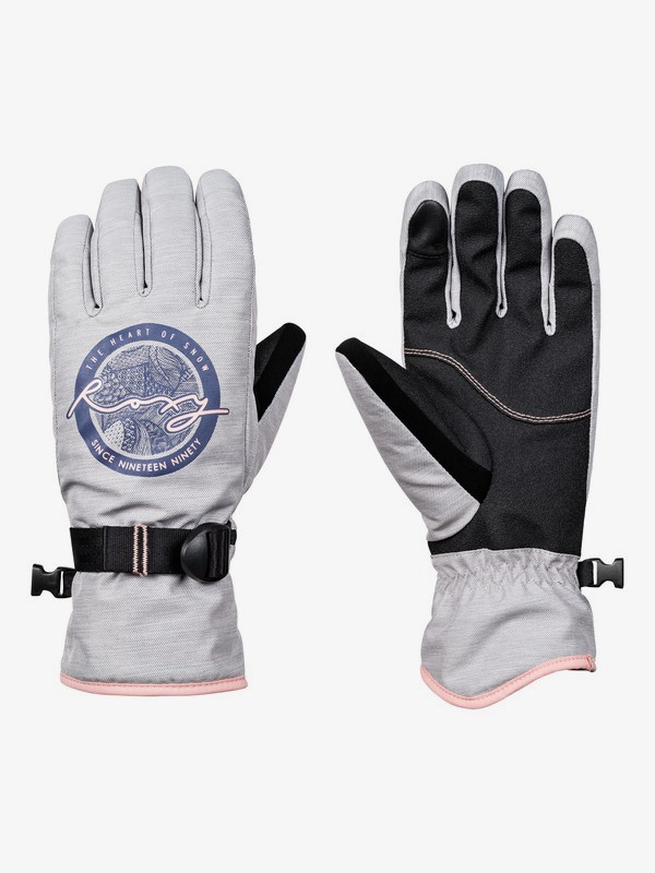 roxy, Freshfield - Gants de ski/snowboard pour Femme, WARM HEATHER GREY (sjeh) 0 Freshfield - Gants de ski/snowboard pour Femme Gris ERJHN03099 Roxy