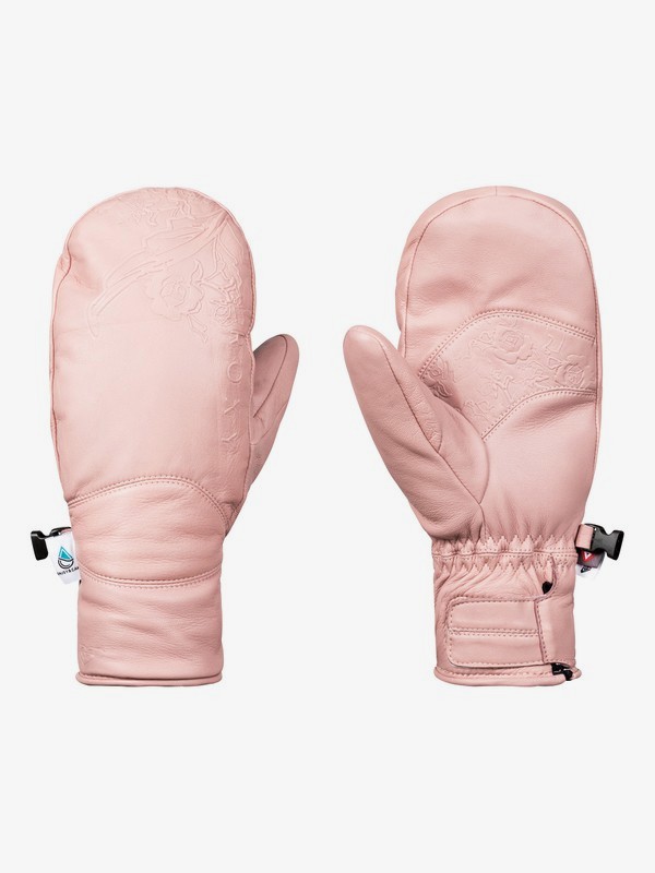 roxy, Torah Bright Abyss - Ski/Snowboard Mittens for Women, CORAL CLOUD (mfn0) 0 Torah Bright Abyss - Ski/Snowboard Mittens for Women Pink ERJHN03100 Roxy