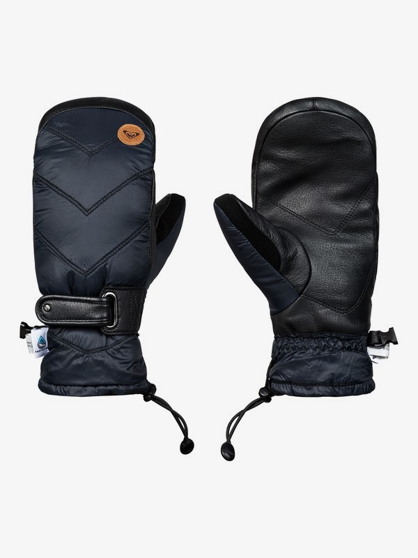 roxy, Victoria Snowboard/Ski Mittens, TRUE BLACK (kvj0) 0 Victoria Snowboard/Ski Mittens Black ERJHN03101 Roxy