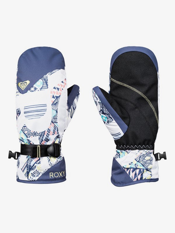 roxy, ROXY Jetty - Manoplas para esquí/snowboard para Mujer, BRIGHT WHITE_FREESPACE GIRL (wbb1) 0 ROXY Jetty - Manoplas para esquí/snowboard para Mujer Blanco ERJHN03103 Roxy