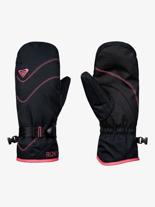 roxy, ROXY Jetty - Moufles de ski/snowboard pour Femme, TRUE BLACK (kvj0) 0 ROXY Jetty - Moufles de ski/snowboard pour Femme Noir ERJHN03104 Roxy