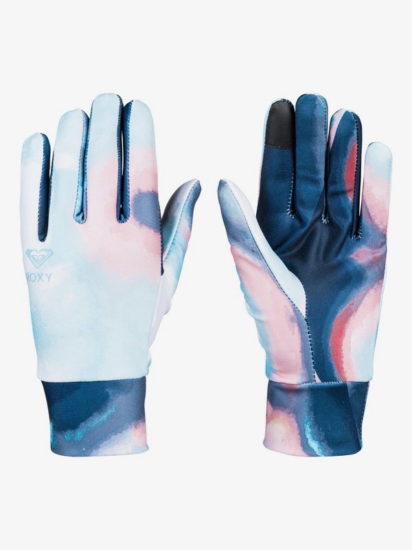 roxy, Liner - Gants de snowboard/ski pour Femme, CORAL CLOUD_DUSK SWIRL (mfn2) 0 Liner - Gants de snowboard/ski pour Femme Rose ERJHN03105 Roxy