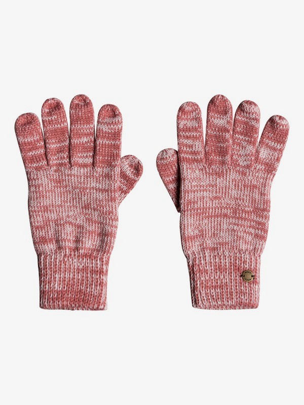 roxy, Let It Snow - Knitted Gloves for Women, WITHERED ROSE (mmg0) 0 Let It Snow - Knitted Gloves for Women Pink ERJHN03120 Roxy