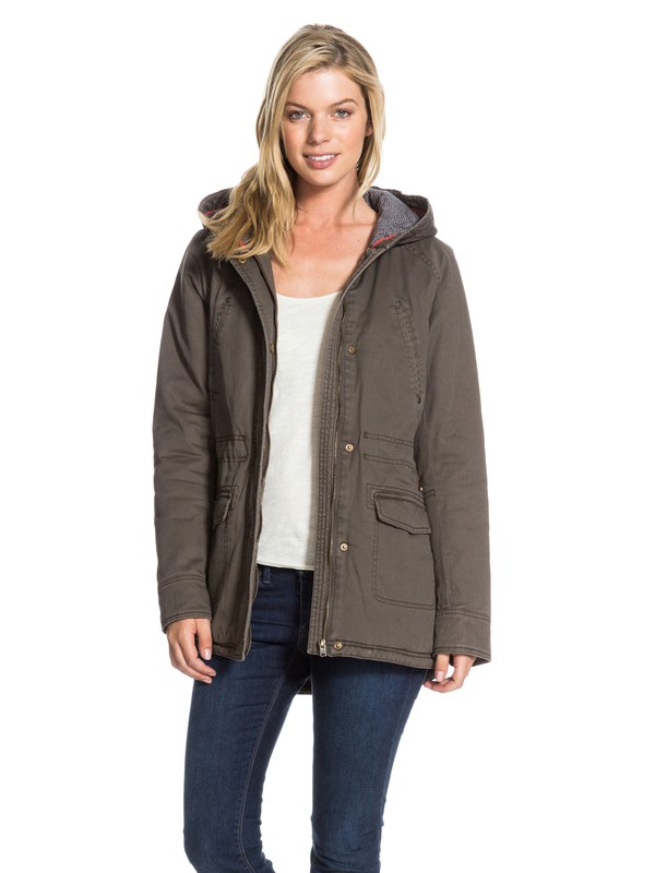 roxy, Be There Jacket, MAJOR BROWN (kqy0) 0 Be There Jacket ERJJK03018 Roxy