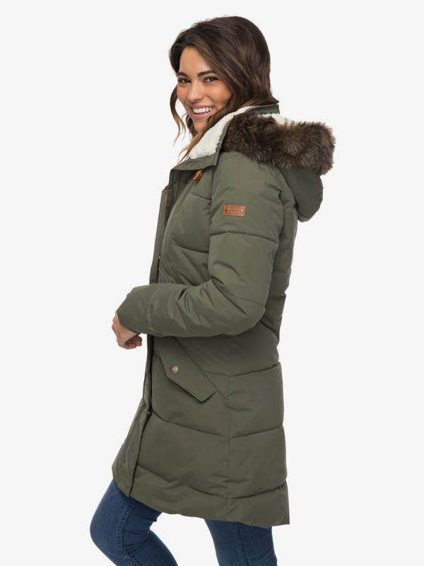 roxy, Куртка Ellie 5K, DUST IVY (gqm0) 0 Куртка Ellie 5K Зеленый ERJJK03186 Roxy