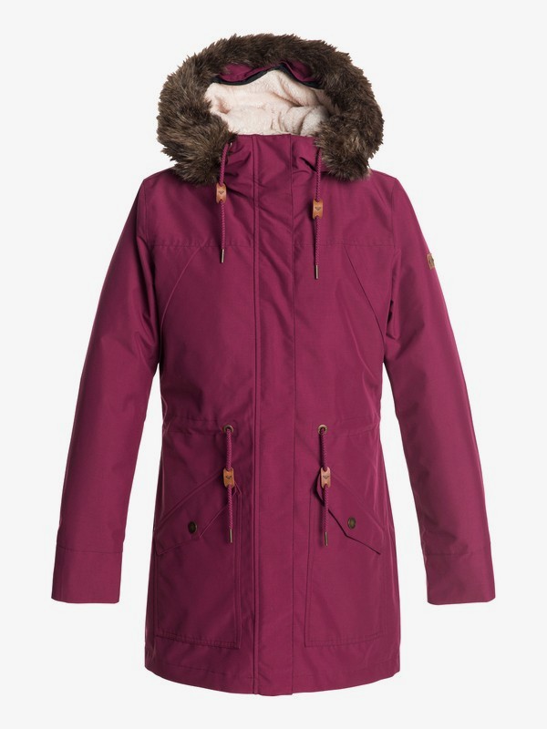 roxy, Amy - Parka imperméable 3 en 1 pour Femme, BEET RED (rrv0) 0 Amy - Parka imperméable 3 en 1 pour Femme Rouge ERJJK03235 Roxy