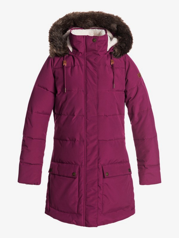 roxy, Ellie - Doudoune longue à capuche imperméable pour Femme, BEET RED (rrv0) 0 Ellie - Doudoune longue à capuche imperméable pour Femme Rouge ERJJK03239 Roxy