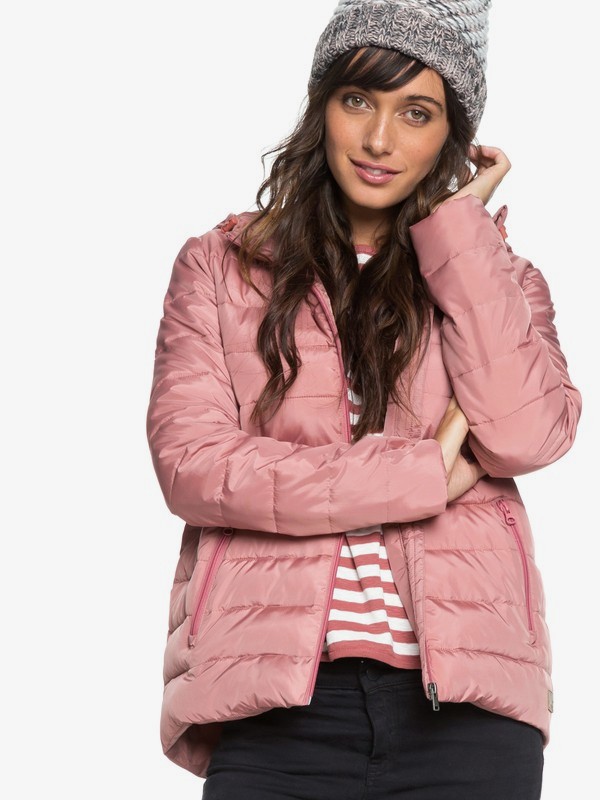 roxy, Rock Peak - Water Repellent Padded Jacket for Women, WITHERED ROSE (mmg0) 0 Rock Peak - Water Repellent Padded Jacket for Women Pink ERJJK03250 Roxy