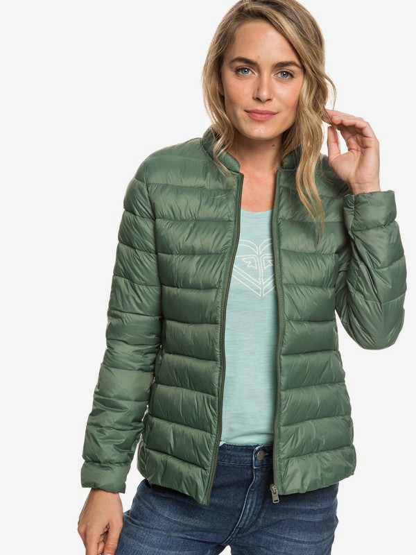 roxy, Endless Dreaming - Veste chaude légère et souple pour Femme, DUCK GREEN (gpl0) 0 Endless Dreaming - Veste chaude légère et souple pour Femme Vert ERJJK03252 Roxy