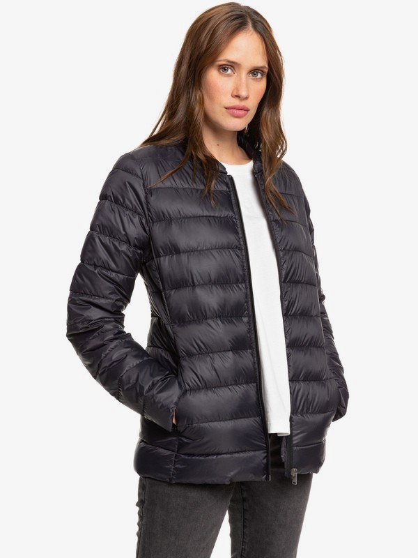 roxy, Endless Dreaming Packable Lightweight Puffer Jacket, TRUE BLACK (kvj0) 0 Endless Dreaming Packable Lightweight Puffer Jacket Black ERJJK03252 Roxy