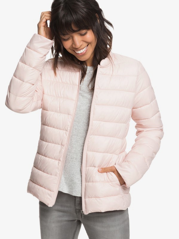 roxy, Endless Dreaming - Chaqueta Acolchada Ligera Comprimible para Mujer, PEACH WHIP (mek0) 0 Endless Dreaming - Chaqueta Acolchada Ligera Comprimible para Mujer Rosa ERJJK03252 Roxy