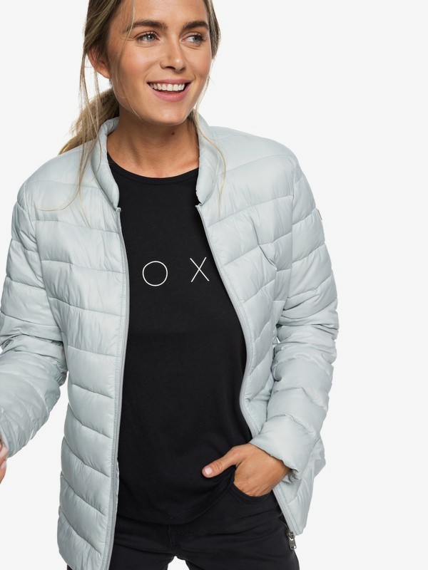 roxy, Endless Dreaming Packable Lightweight Puffer Jacket, HIGHRISE (sgr0) 0 Endless Dreaming Packable Lightweight Puffer Jacket Grey ERJJK03252 Roxy