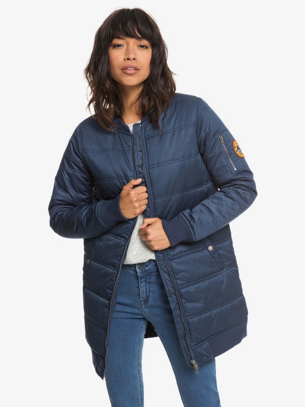 roxy, Куртка Fade Out, DRESS BLUES (btk0) 0 Куртка Fade Out Синий ERJJK03255 Roxy