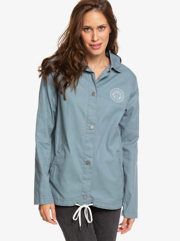 roxy, Dream Trip Coaches Jacket, TROOPER (bln0) 0 Dream Trip Coaches Jacket Blue ERJJK03313 Roxy