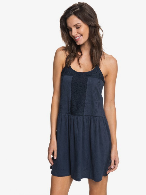 roxy, White Beaches - Riemchenkleid für Frauen, DRESS BLUES (btk0) 0 White Beaches - Riemchenkleid für Frauen Blau ERJKD03167 Roxy