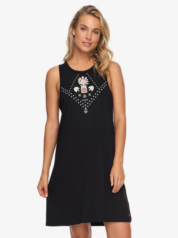 roxy, Sedona Tank Dress, ANTHRACITE (kvj0) 0 Sedona Tank Dress ERJKD03182 Roxy