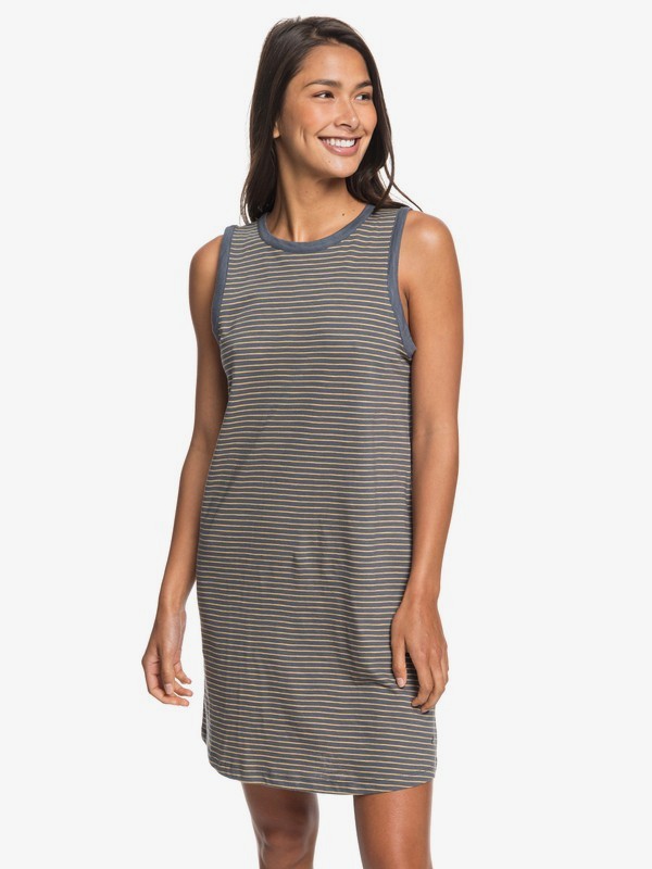 roxy, Love Sun Tank Dress, FALL LEAF THIN STRIPE (yjg5) 0 Love Sun Tank Dress Yellow ERJKD03197 Roxy