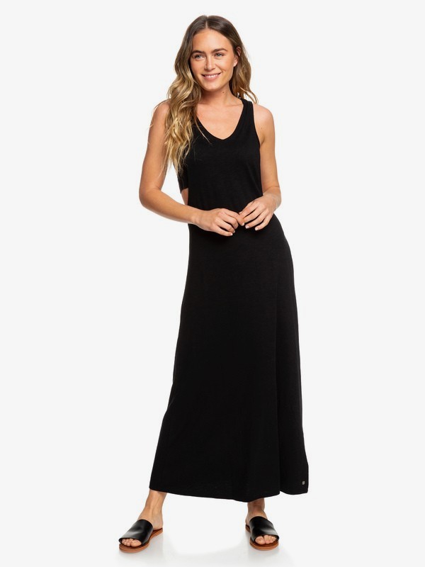 roxy, That Way - Robe longue sans manches pour Femme, TRUE BLACK (kvj0) 0 That Way - Robe longue sans manches pour Femme Noir ERJKD03250 Roxy