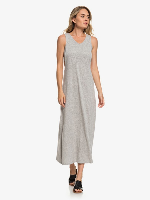 roxy, That Way - Vestido Largo sin Mangas para Mujer, HERITAGE HEATHER (sgrh) 0 That Way - Vestido Largo sin Mangas para Mujer Gris ERJKD03250 Roxy