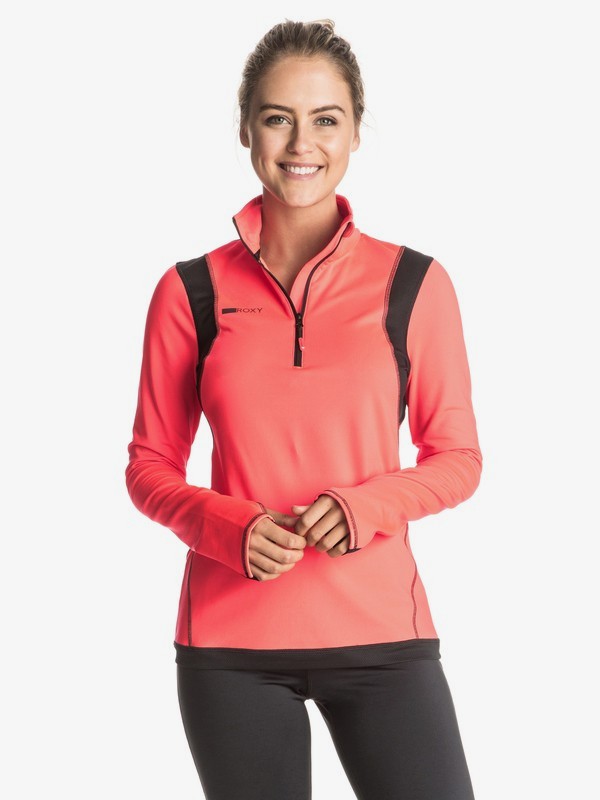 roxy, Keep It Warm - Top à manches longues, GRANATINA (mkz0) 0 Keep It Warm - Top à manches longues Rose ERJKT03119 Roxy