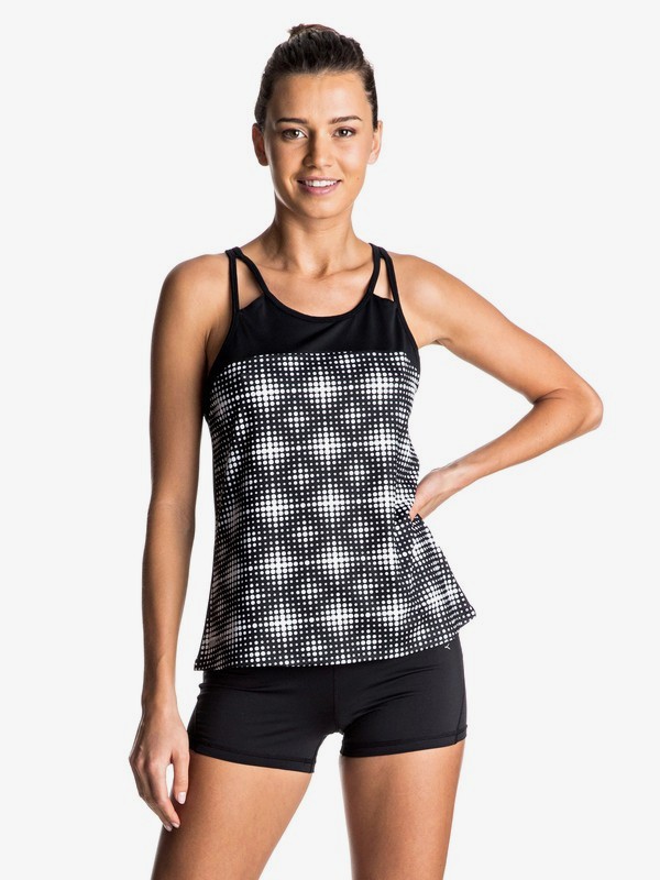 roxy, Thana - Camiseta sin mangas, ANTHRACITE OPTICITY (kvj7) 0 Thana - Camiseta sin mangas Negro ERJKT03236 Roxy