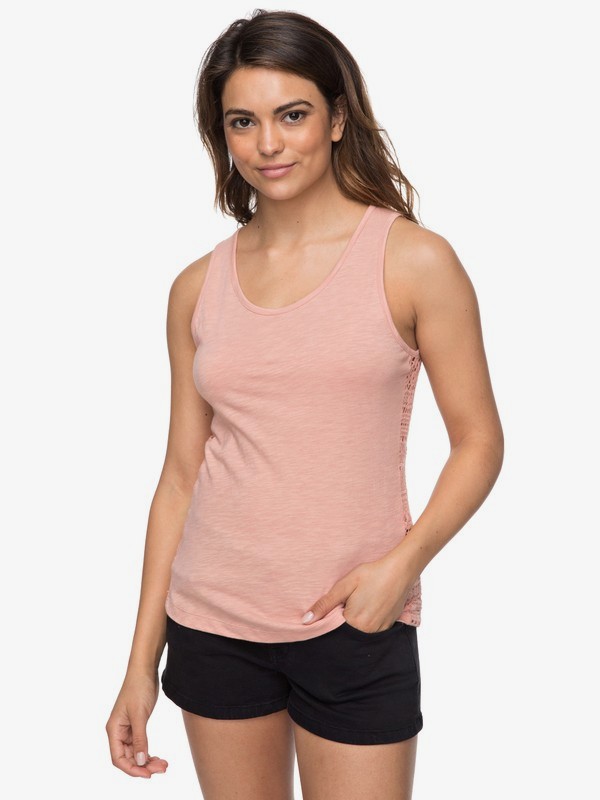roxy, Aloha Sun - Vest Top for Women, ROSE TAN (mhb0) 0 Aloha Sun - Vest Top for Women Pink ERJKT03350 Roxy