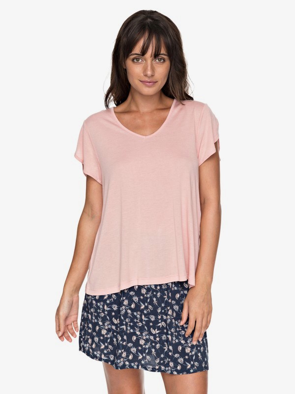 roxy, Футболка All About Sun, ROSE TAN (mhb0) 0 Футболка All About Sun Розовый ERJKT03355 Roxy