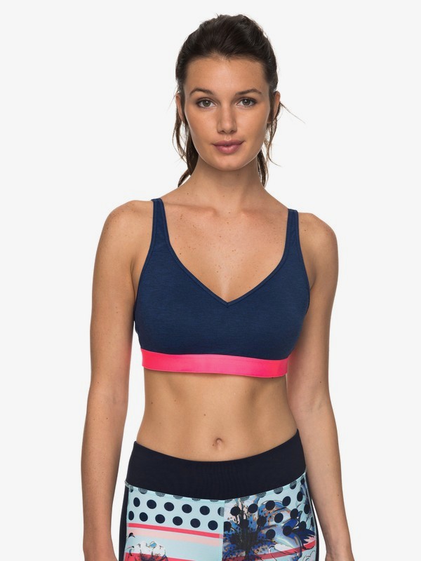 roxy, Nakko 2 Sports Bra, DRESS BLUES (btk0) 0 Nakko 2 Sports Bra ERJKT03382 Roxy
