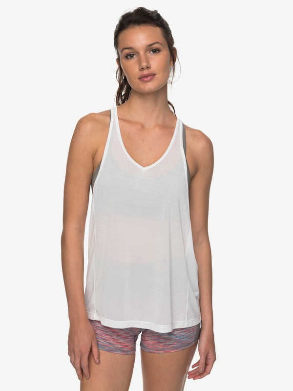 roxy, Dakota Dreaming - Débardeur de sport pour Femme, MARSHMALLOW (wbt0) 0 Dakota Dreaming - Débardeur de sport pour Femme Blanc ERJKT03389 Roxy