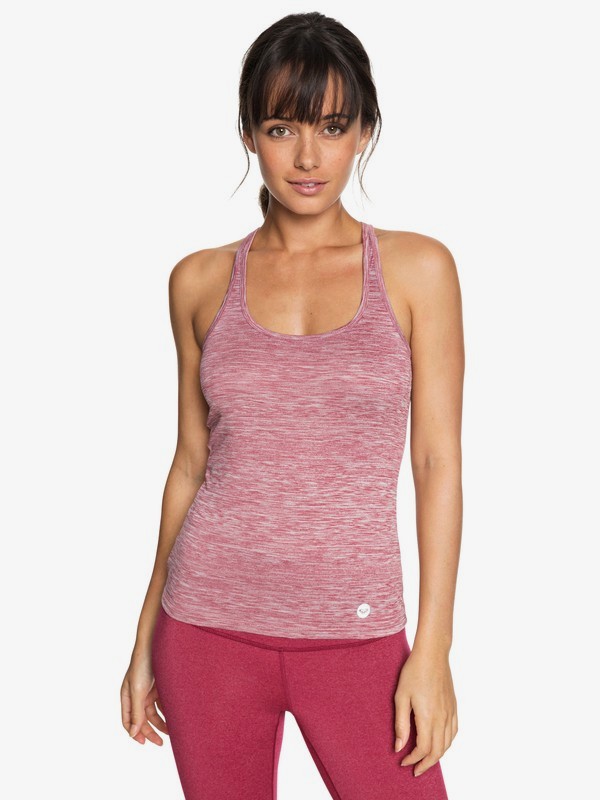 roxy, Camiseta Técnica Tank sin Mangas Morning Light, RUMBA RED (rrs0) 0 Camiseta Técnica Tank sin Mangas Morning Light Rojo ERJKT03442 Roxy