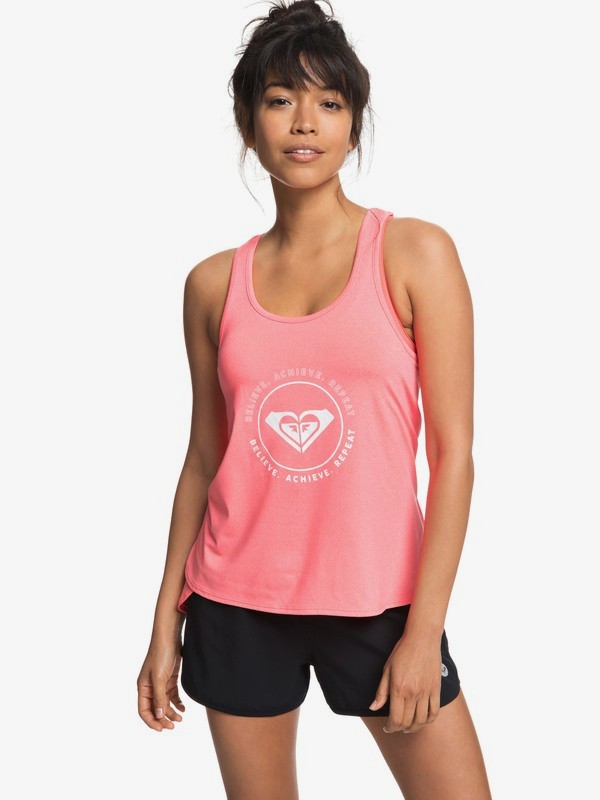 roxy, Take A Breath - Débardeur de sport pour Femme, ODALISCA (rlg0) 0 Take A Breath - Débardeur de sport pour Femme Rouge ERJKT03443 Roxy