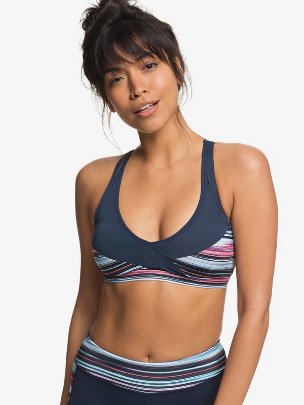 roxy, Next To You Sports Bra, TRUE BLACK CITY STREETS (kvj2) 0 Next To You Sports Bra Black ERJKT03449 Roxy