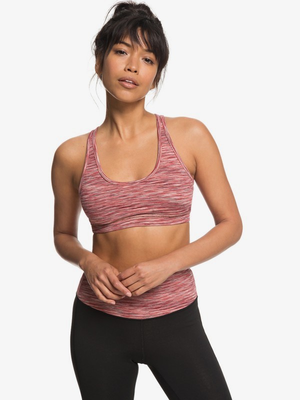 roxy, Going Everywhere - Brassière de sport pour Femme, TRUE BLACK (kvj0) 0 Going Everywhere - Brassière de sport pour Femme Noir ERJKT03450 Roxy